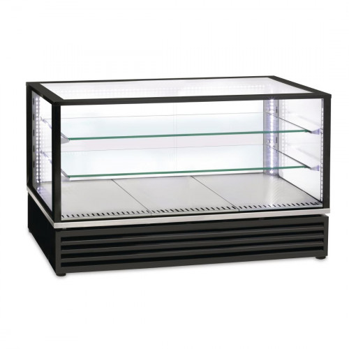 Refrigerated Display - Counter Top 3/1GN + 2 Shelf Black (Direct)