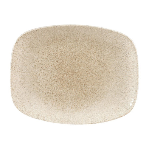 Raku Agate Grey Chefs Oblong Plate - 26.1x20.2cm 10 1/4x8" (Box 12) (Direct)