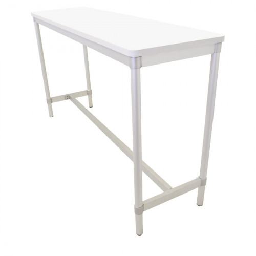 Enviro Indoor High Table 1800x500x1010mm White (Direct)