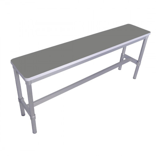 Enviro Indoor High Bench 1600x330x710mm Storm Grey (Direct)