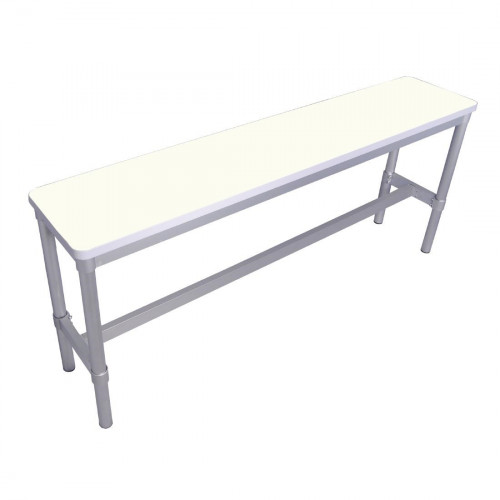 Enviro Indoor High Bench 1600x330x710mm White (Direct)