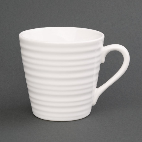Olympia Cafe Aroma Mug White - 340ml 12oz (Box 6)
