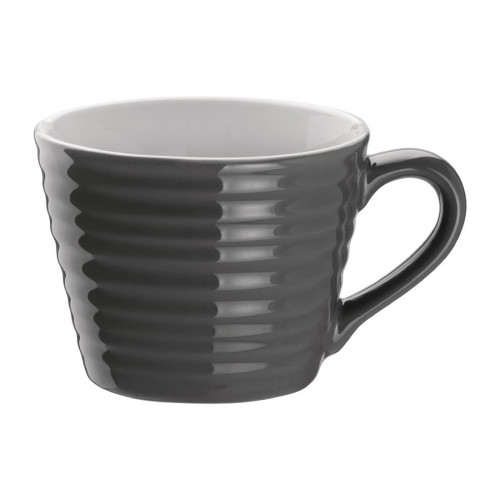 Olympia Cafe Aroma Mug Charcoal - 230ml 8oz (Box 6)