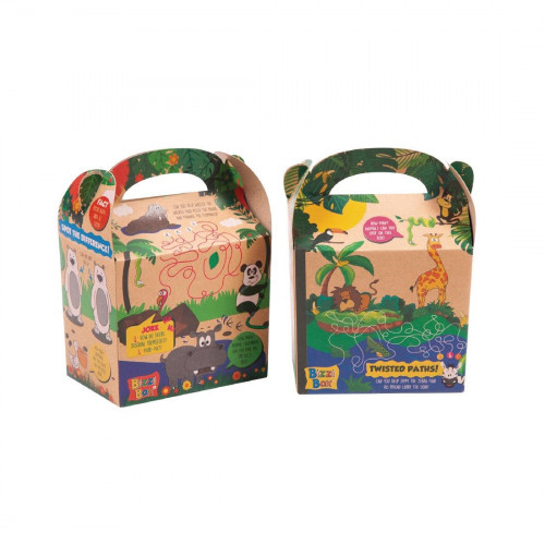 Craftis Childrens Kraft Meal Boxes (Safari & Zoo) (Pack 200)