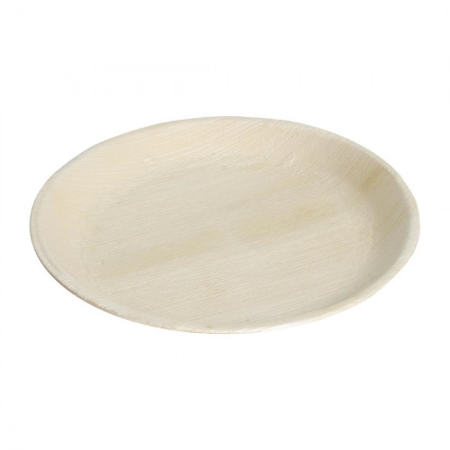 Fiesta Green Palm Leaf Plate Round - 250mm (Pack 100)