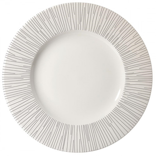 Churchill Bamboo Wide Rim Plate - 10 3/4" (Box 12) (Direct)