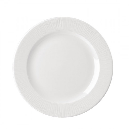 Churchill Bamboo Footed Plate - 10 1/4" (Box 12) (Direct)