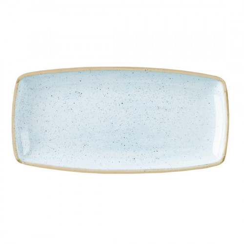 Churchill Stonecast Squared Oblong Plate Duck Egg Blue - 11.75" (Box 12)(Direct)