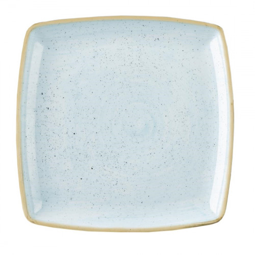 Churchill Stonecast Deep Square Plate Duck Egg Blue - 10.25" (Box 6) (Direct)