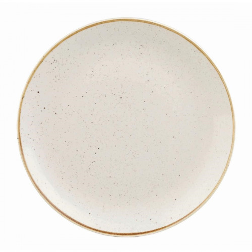 Churchill Stonecast Evolve Coupe Plate Barley White - 6.5" (Box 12) (Direct)