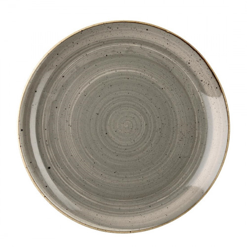 Churchill Stonecast Evolve Coupe Plate Peppercorn Grey - 217mm (Box 12) (Direct)