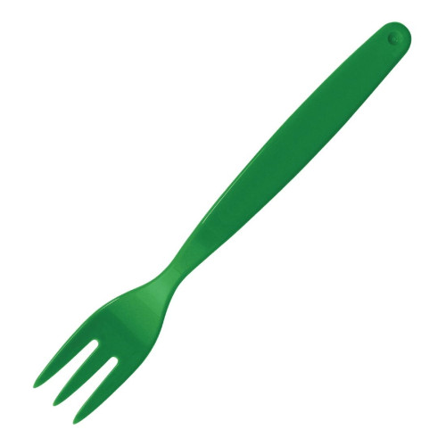 Kristallon Polycarbonate Fork Green - 170mm (Pack 12)