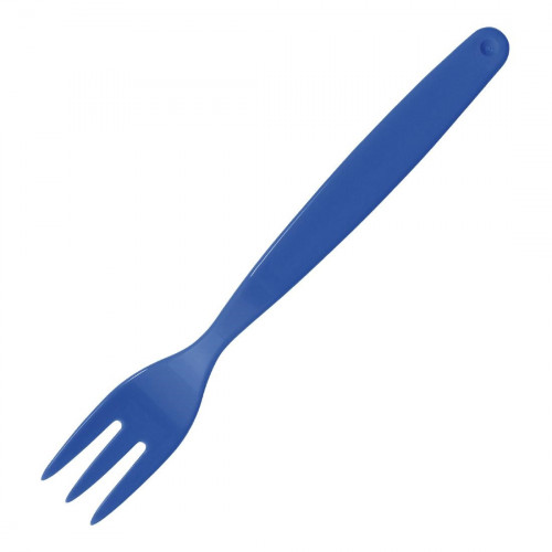 Kristallon Polycarbonate Fork Blue - 170mm (Pack 12)
