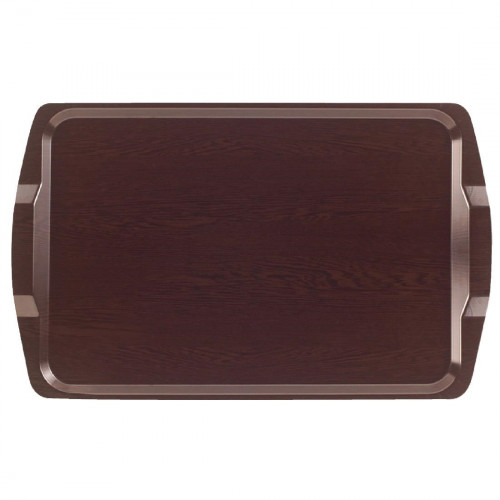 Cambro Room Service Trays Laminated with handles Venge - 40x64cm