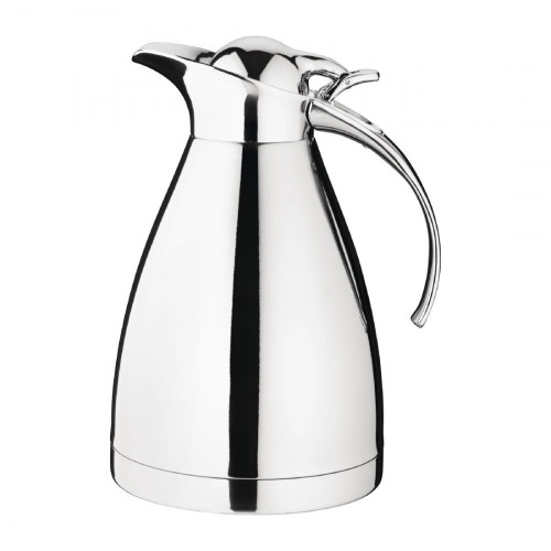 Vacuum Jug - Hinged Lid 1 litre capacity. Stainless steel body per each