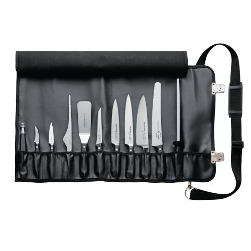 Dick 11 Piece Knife Set with Roll Bag