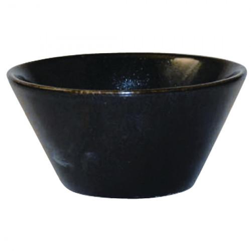 Churchill Bit on the Side Zest Snack Bowl Black 10oz 116mm 4.5" (Box 12)(Direct)