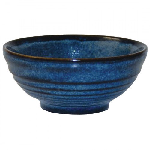 Churchill Bit on the Side Ripple Snack Bowl Blue 10oz 120mm 4.7"(Box 12)(Direct)