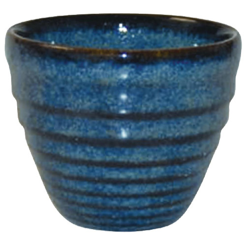 Churchill Bit on the Side Ripple Dip Pot Blue - 4oz 70mm 2.75" (Box 12) (Direct)