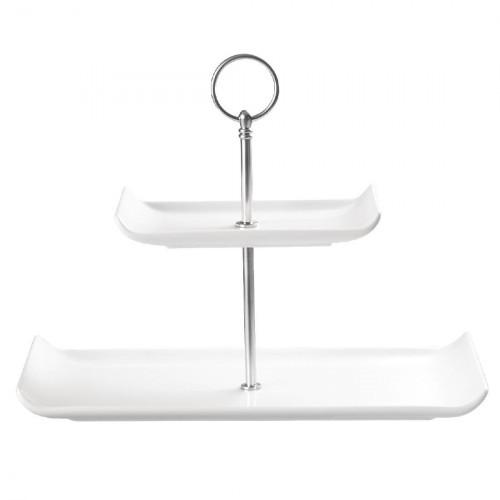 Churchill Two Tier Plate Tower - 220mm 8.7" (Plates 11" & 8") (Box 2) (Direct)