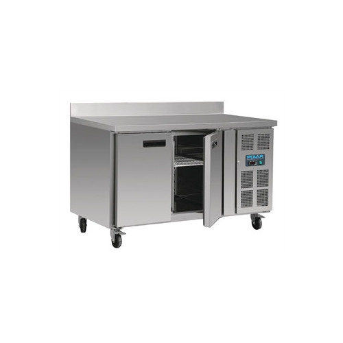 Polar Counter GN REFRIGERATOR - 2 Doors 700mm with upstand
