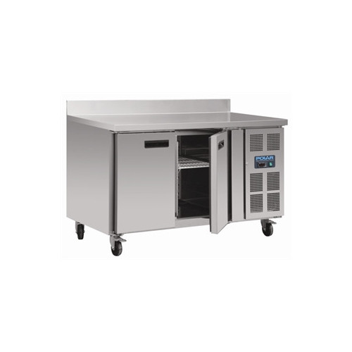 Polar Counter GN FREEZER - 2 Doors 700mm with upstand