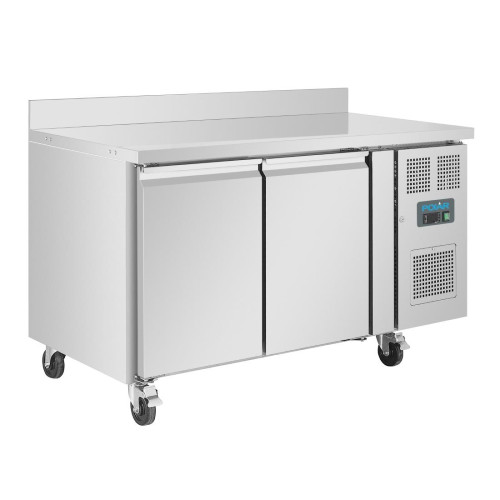Polar Counter GN FREEZER - 2 Doors 700mm with upstand