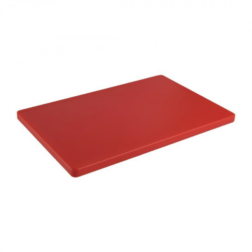 Hygiplas Low Density Chopping Board Red - 300x450x20mm