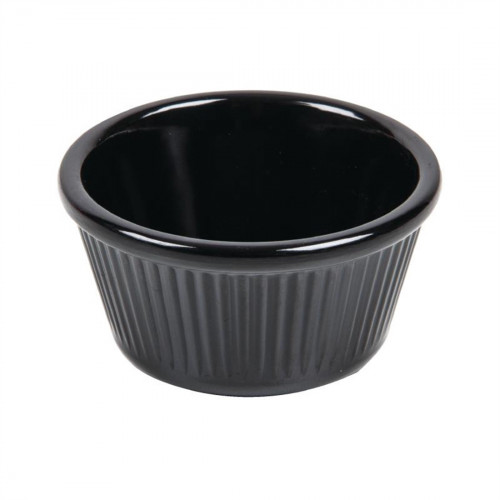 Melamine Ramekin Black - 2oz (Box 12)
