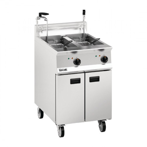 Lincat Opus 800 Electric Fryer Twin Tank 600mm Twin Pumped Filtration (Direct)