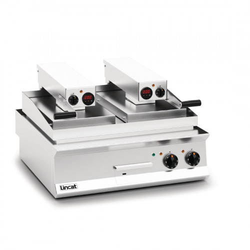 Lincat Clam Griddle Ribbed/Flat Plate 800mm Wide Electric (Direct)