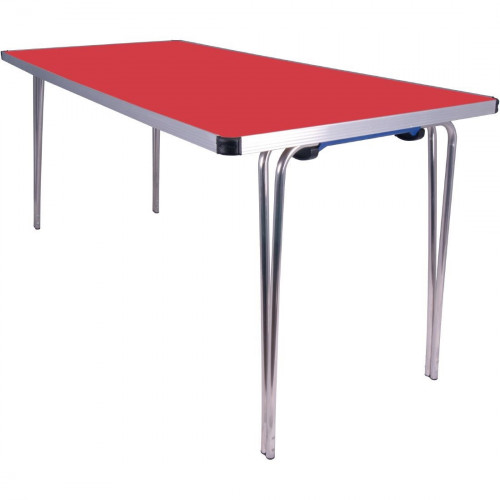 Gopak Contour Folding Table (Red) - 1520x685x698mm (Direct)