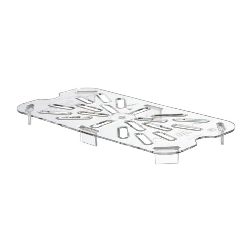 Cambro Polycarbonate GN Drain Shelf - 1/4