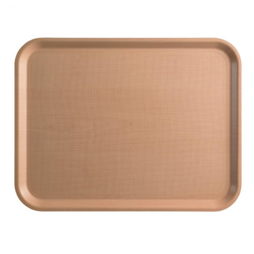 Cambro Mykonos Tray - 27x38cm Rectangular Birch Colour
