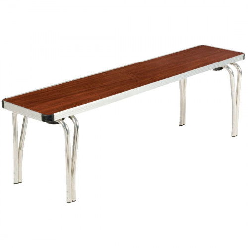 Contour Stacking Bench (Teak Effect) - 1220x254x432mm (Direct)