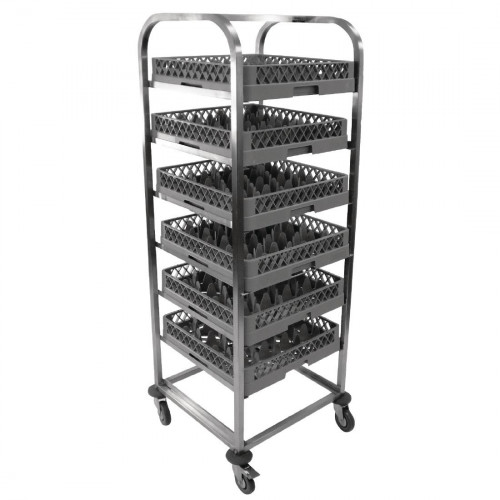 Craven Dishwasher Basket Trolley St/St (Direct)