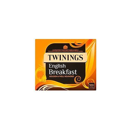 Twinings English Breakfast Tea String & Tagged 6 x 100