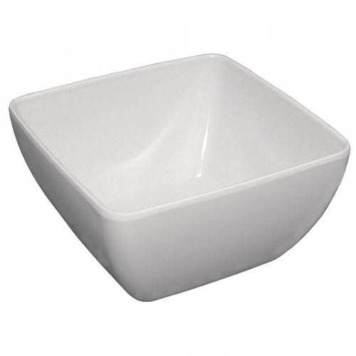 Kristallon Curved Melamine Bowl White - 280mm