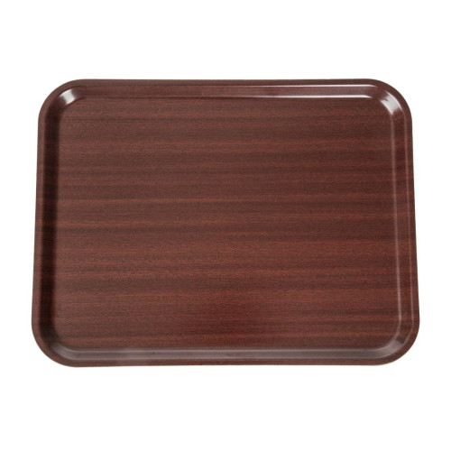 Cambro Cafeteria Tray Mahogany - 330x430mm
