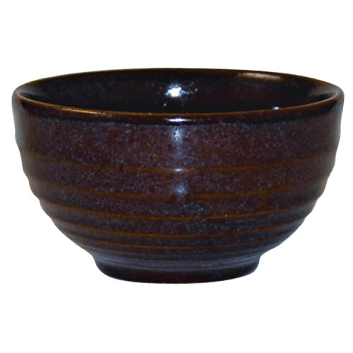 Churchill Bit on the Side Ripple Bowl Brown - 127mm 5" 20oz (Box 6) (Direct)