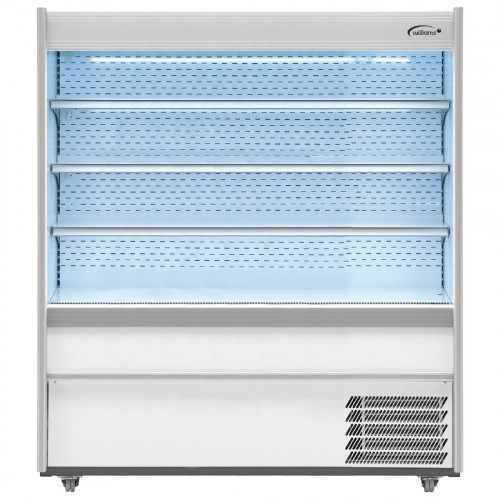 Williams Gem 1510(w)mm 3 Shelf Slimline Multideck White - Nightblind (Direct)