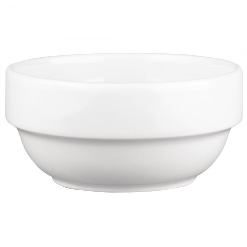 Churchill Profile Stackable Bowl 400ml (14oz) white per box of 6