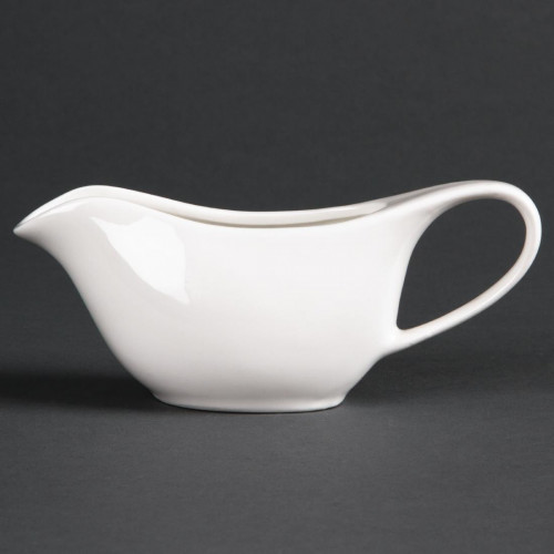 Lumina Fine China Sauce Boat - 3.3oz 95ml (Box 6)