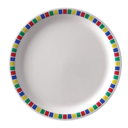 Kristallon Fairground Melamine Plate - 160mm 6.25" (Box 12)
