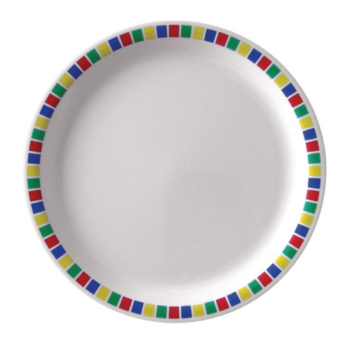 Kristallon Fairground Melamine Plate - 230mm 9" (Box 12)