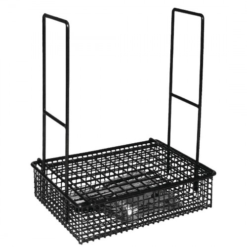 Vogue Wire Rinsing Basket Black - 435x340x242mm 17x13x9 1/2"