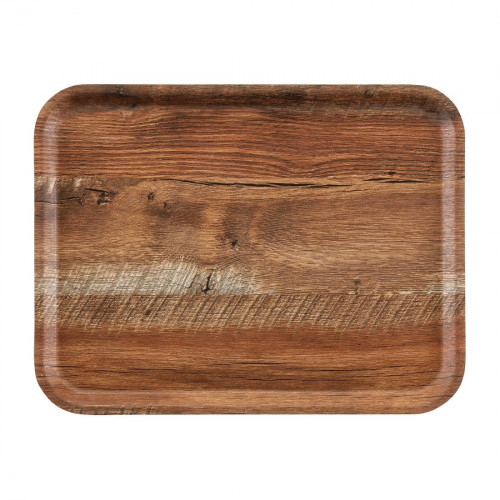 Cambro Wood Grain Tray Madeira - 330x430mm Brown Oak