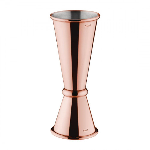Olympia Copper Barware Banded Jigger - 25/50ml