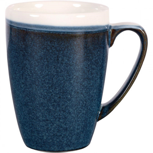 Churchill Monochrome Sapphire Blue Profile Mug - 12oz (Box 12) (Direct)