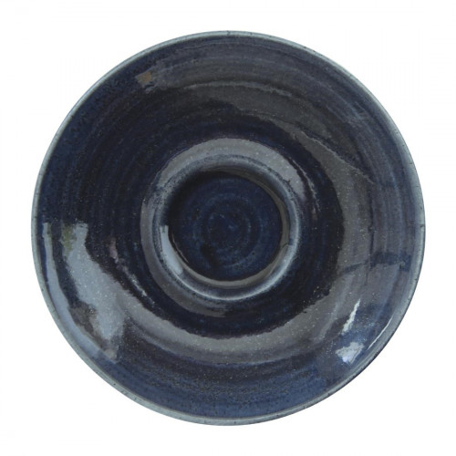 Churchill Monochrome Mist Blue Cappuccino Saucer - 6 1/4" (Box 12) (Direct)